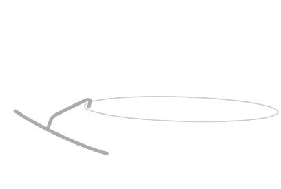 Divu izmēru metāla riņķu komplekts lampas pamatnei, E27/E14 spuldzei, balts, 50cm/40cm